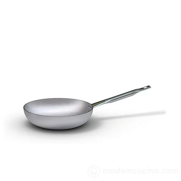 BALLARINI Padella Svasata Alta Professionale D 40 Cm Alluminio Bianco