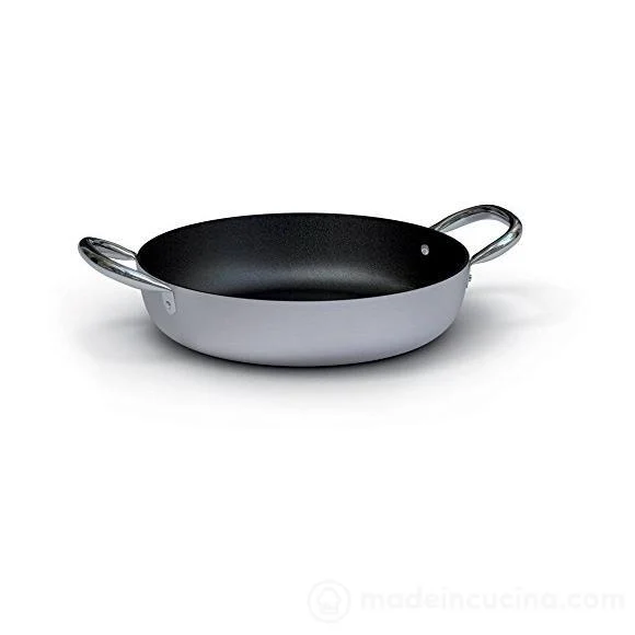 BALLARINI Tegame 2 Maniglie D 45 Cm Alluminio Argento Nero