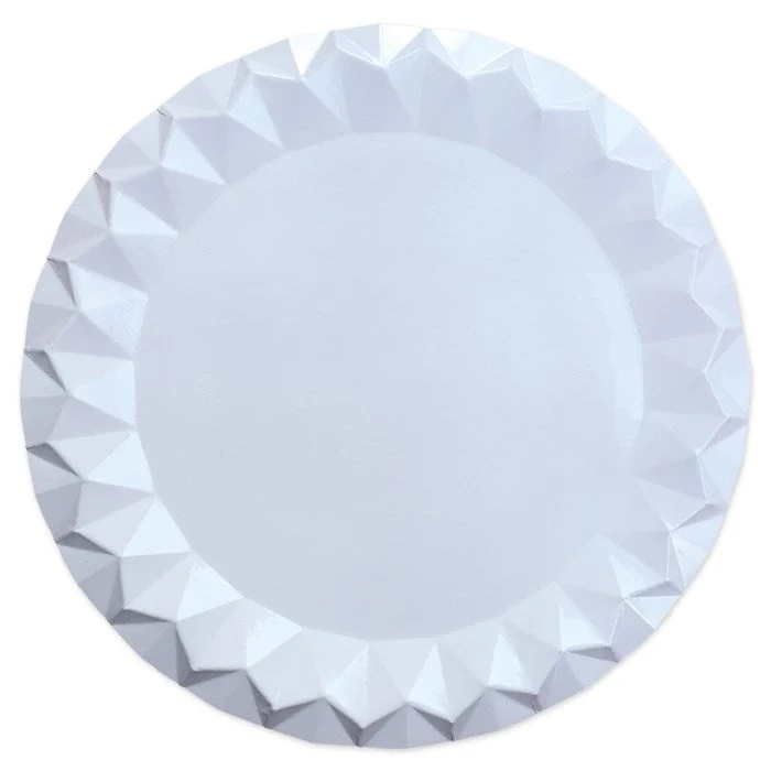 Big Party Sottopiatti Diamant D 32 Cm Bianchi 5 Pz
