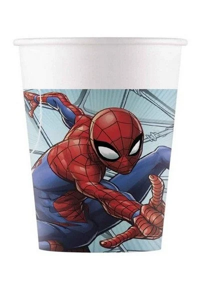 Bigiemme Bicchiere Carta Spiderman Team Up 200 Ml  8 Pz