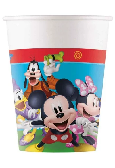 Bigiemme Bicchiere Mickey Rock The House 200 Ml 8 Pz