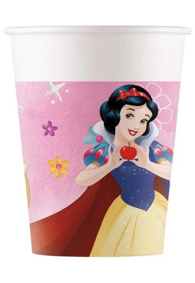 Bigiemme Bicchiere Carta Princess Live Your Story 200 Ml 8 Pz