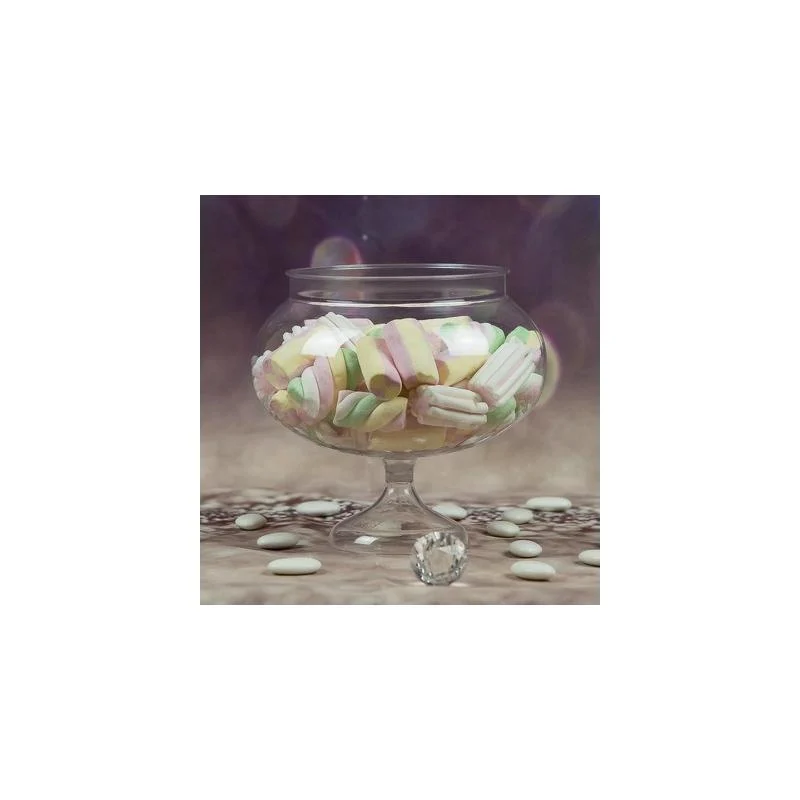 Bigiemme Contenitore Plastica Coppa Trasparente D 15 Cm