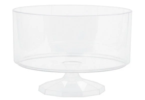 Bigiemme Contenitore Plastica Tondo Trasparente 15 x 11 Cm