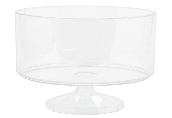 Bigiemme Contenitore Plastica Tondo Trasparente 18 x 13 Cm