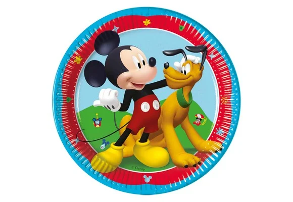 Bigiemme Piatto Mickey Rock The House D 20 Cm 8 Pz
