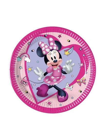 Bigiemme Piatto Minnie Junior D 20 Cm 8 Pz