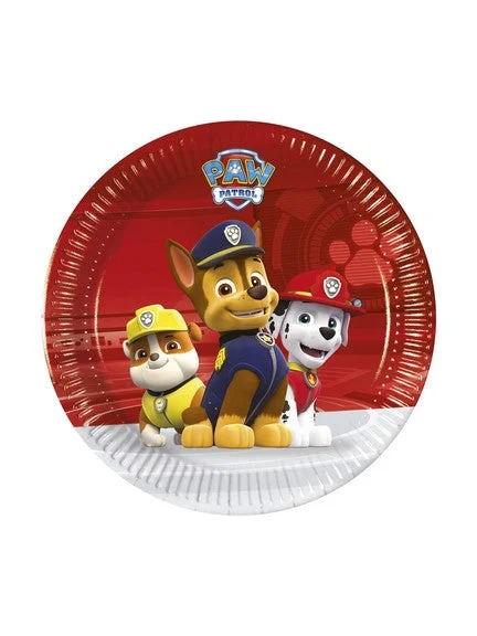 Bigiemme Piatto Paw Patrol Ready for Action D 20 cm 8 Pz