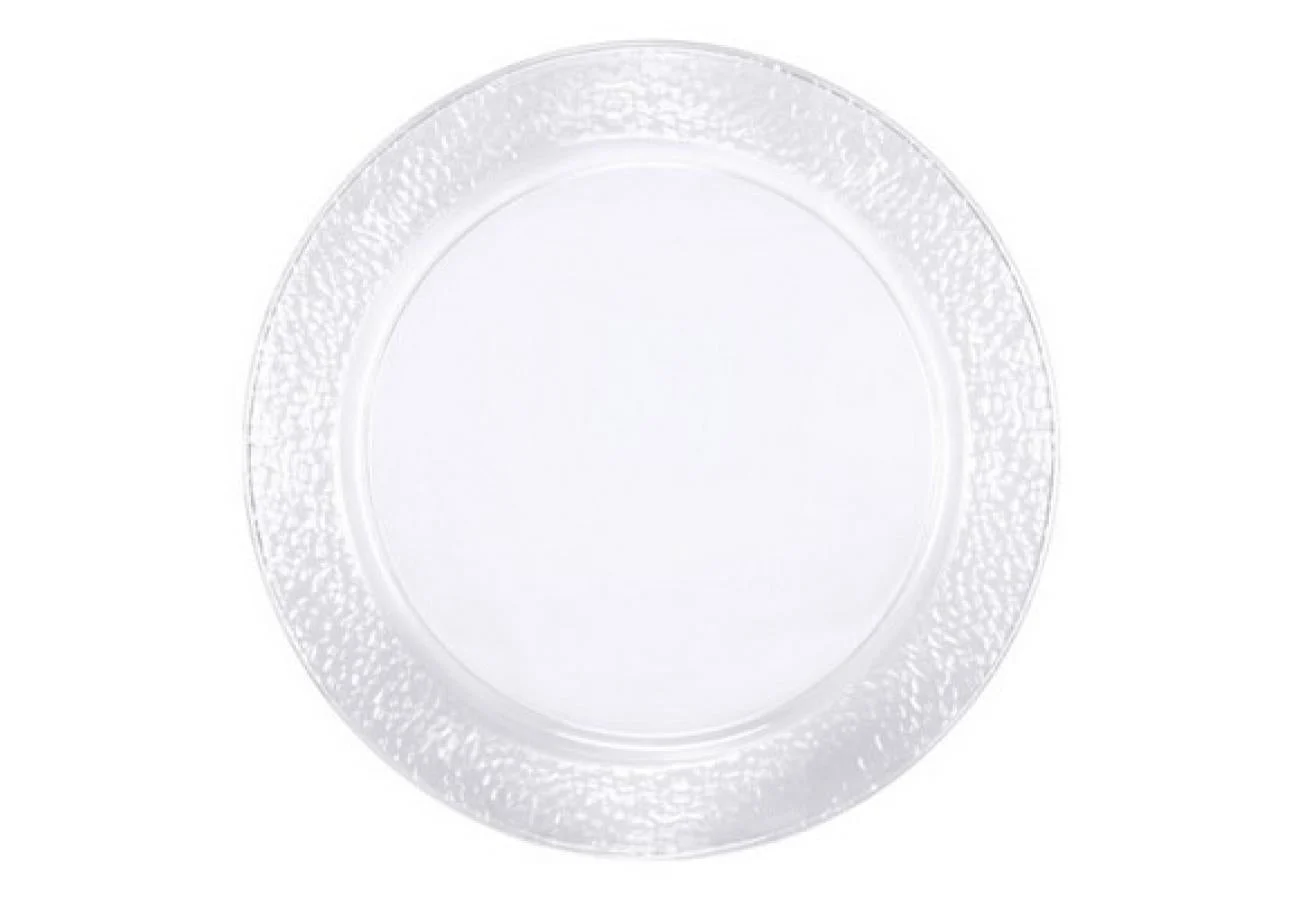 Bigiemme Vassoio Plastica Trasparente Rotondo D 34 Cm 2 Pz