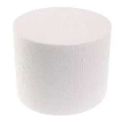 Biribaò Polistirolo Tondo H 15 Cm D 20 Cm Bianco