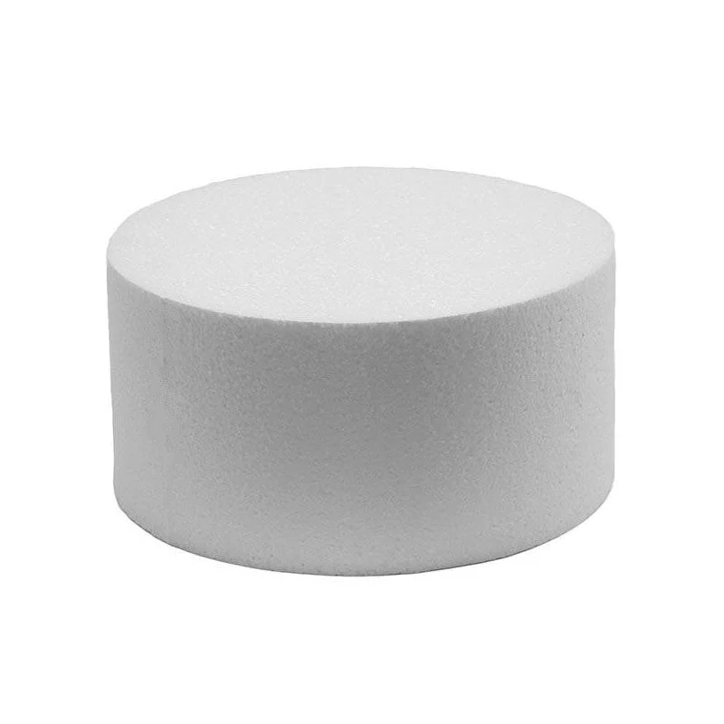 Biribaò Polistirolo Tondo H 15 Cm D 25 Cm Bianco