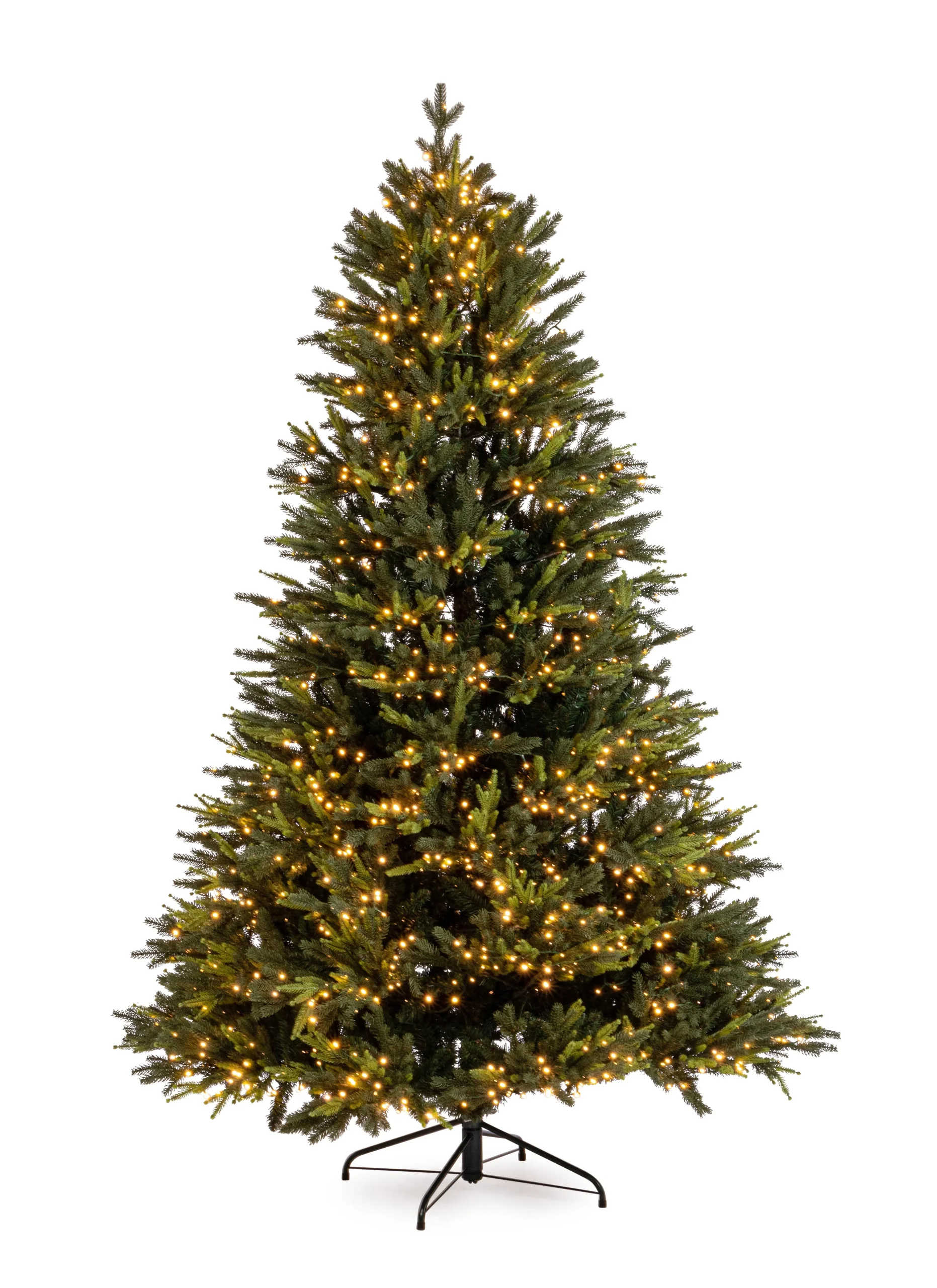 Bizzotto Albero di Natale Berkshire H 180 Cm 3.744 Rami 1.300 Led