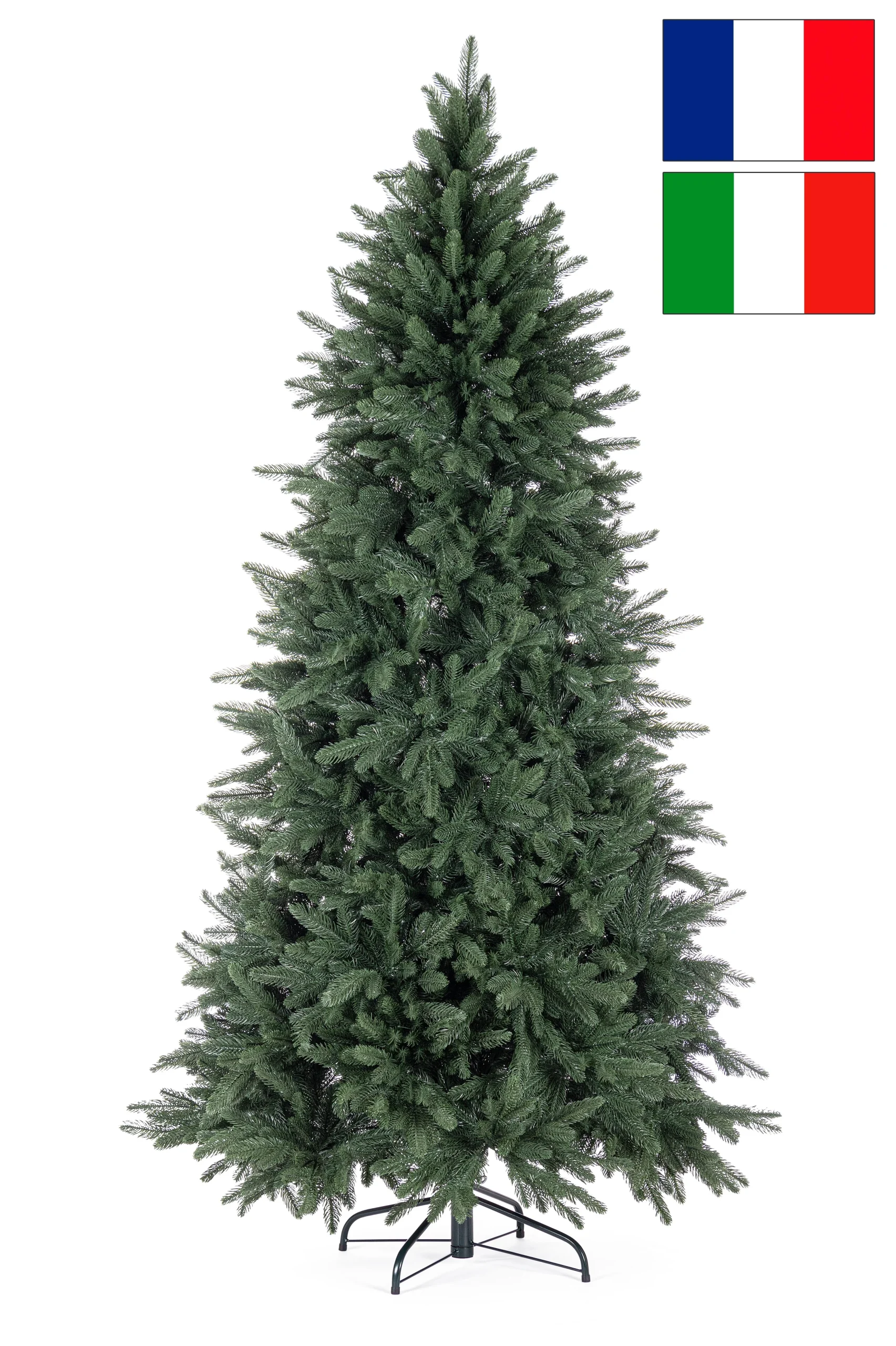 Bizzotto Albero di Natale Cervati H 240 Cm 1.128 Rami Tutto PE Verde