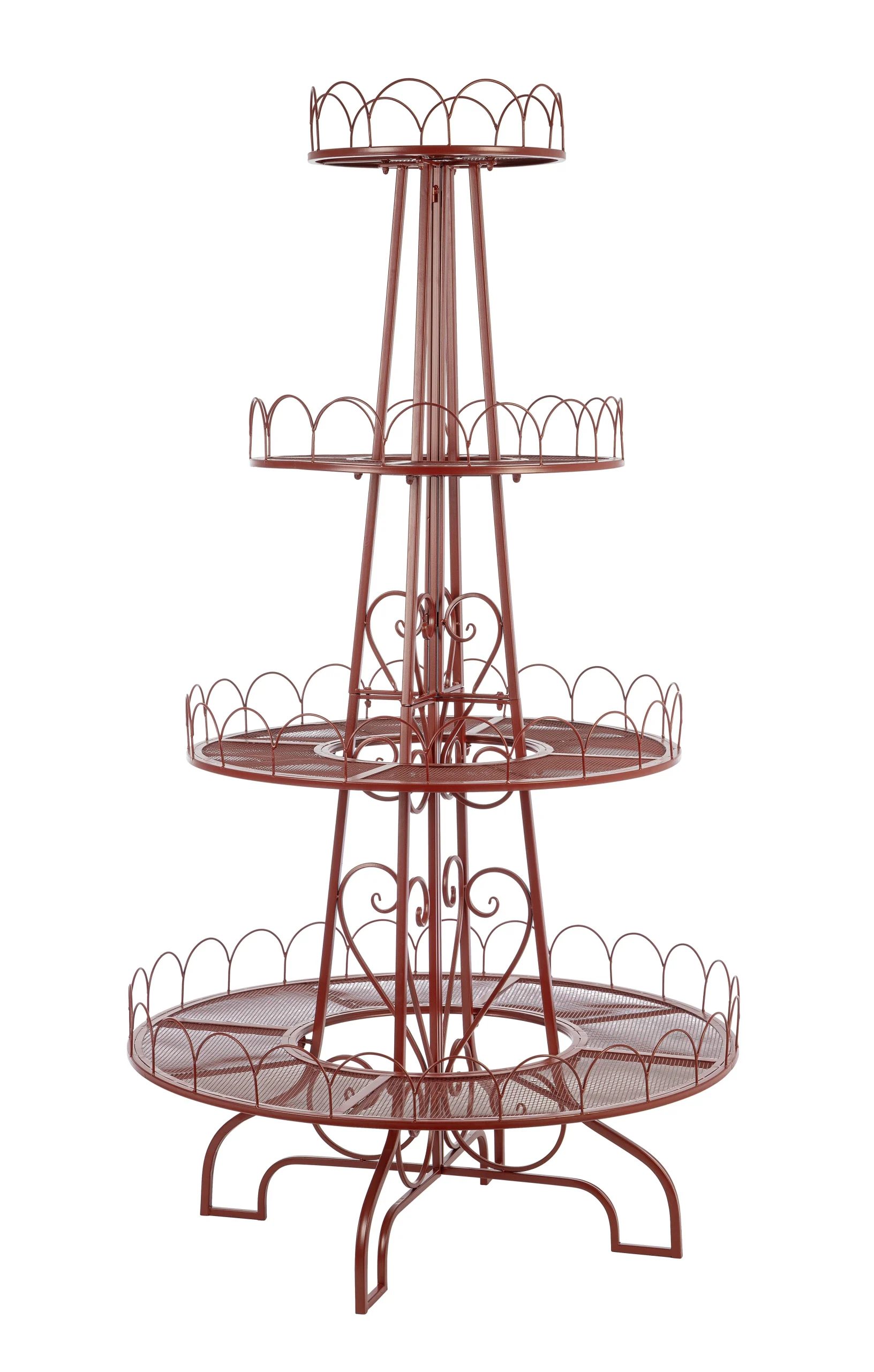 Bizzotto Alzata 4 Piani Merek to Rosso H 190 Cm