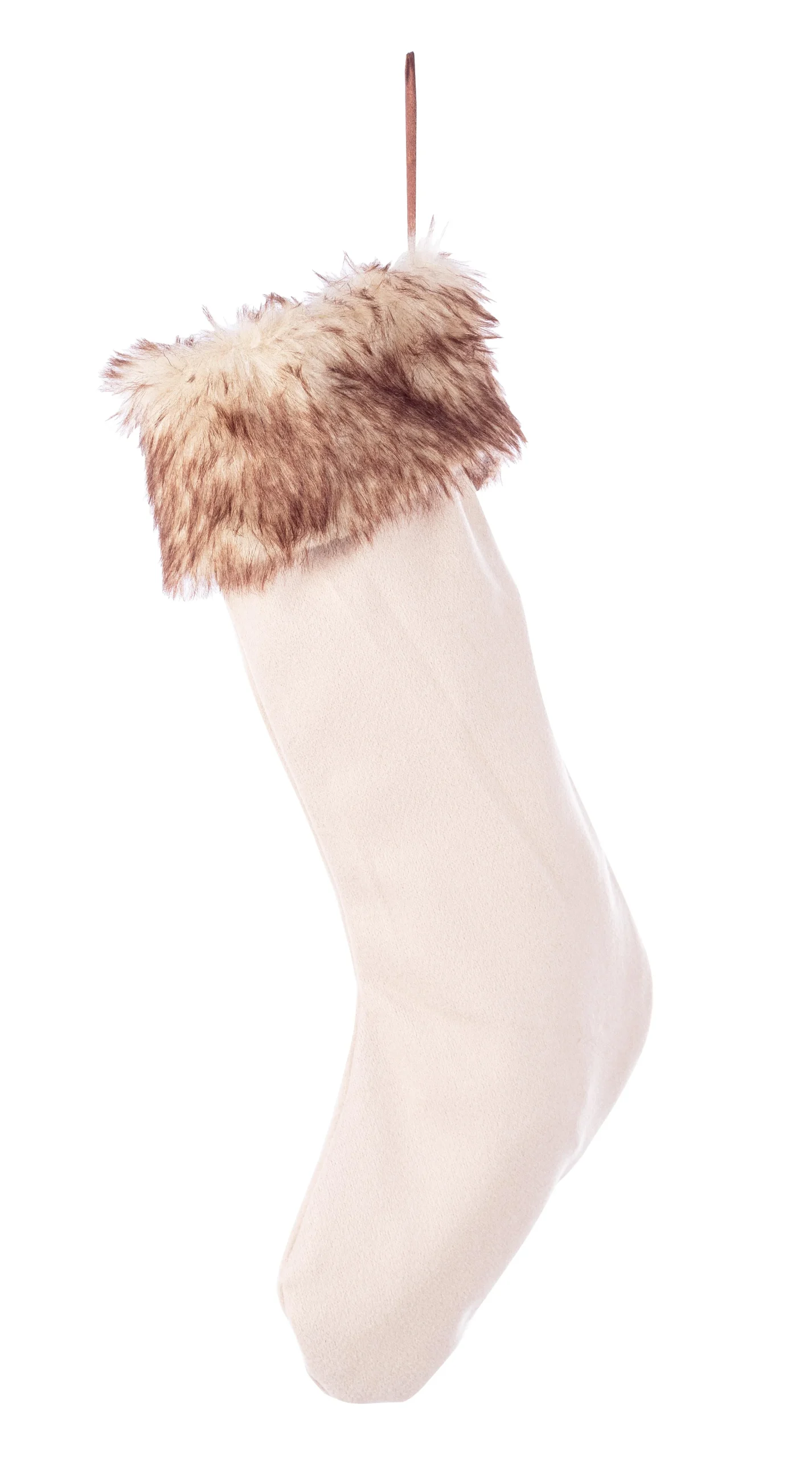 Bizzotto Calza Darin Natale 25 x H 45 Cm Beige