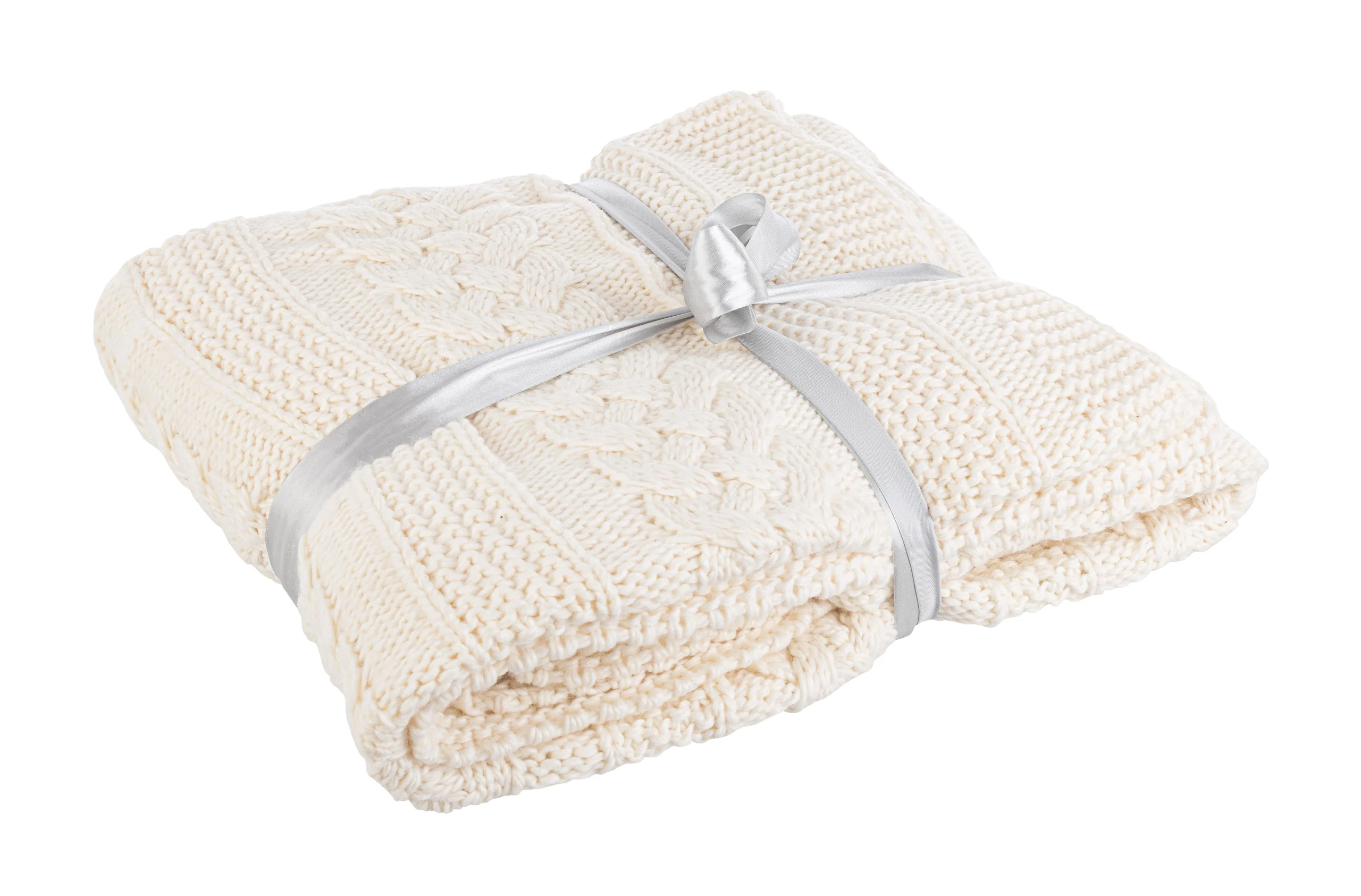 Bizzotto Coperta Allan Natale 152 x 127 Cm Avorio