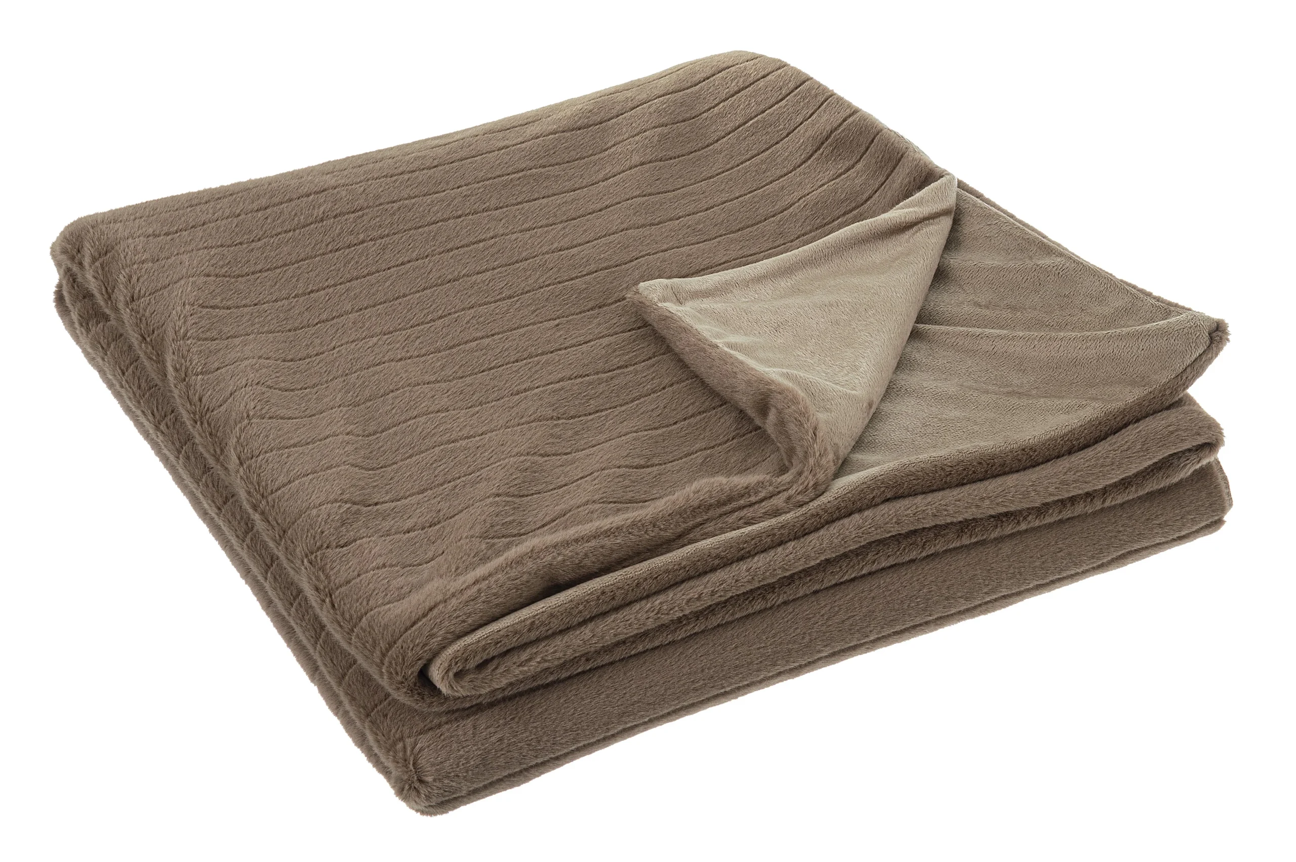Bizzotto Plaid Essential Natale 180 x 150 Cm Marrone