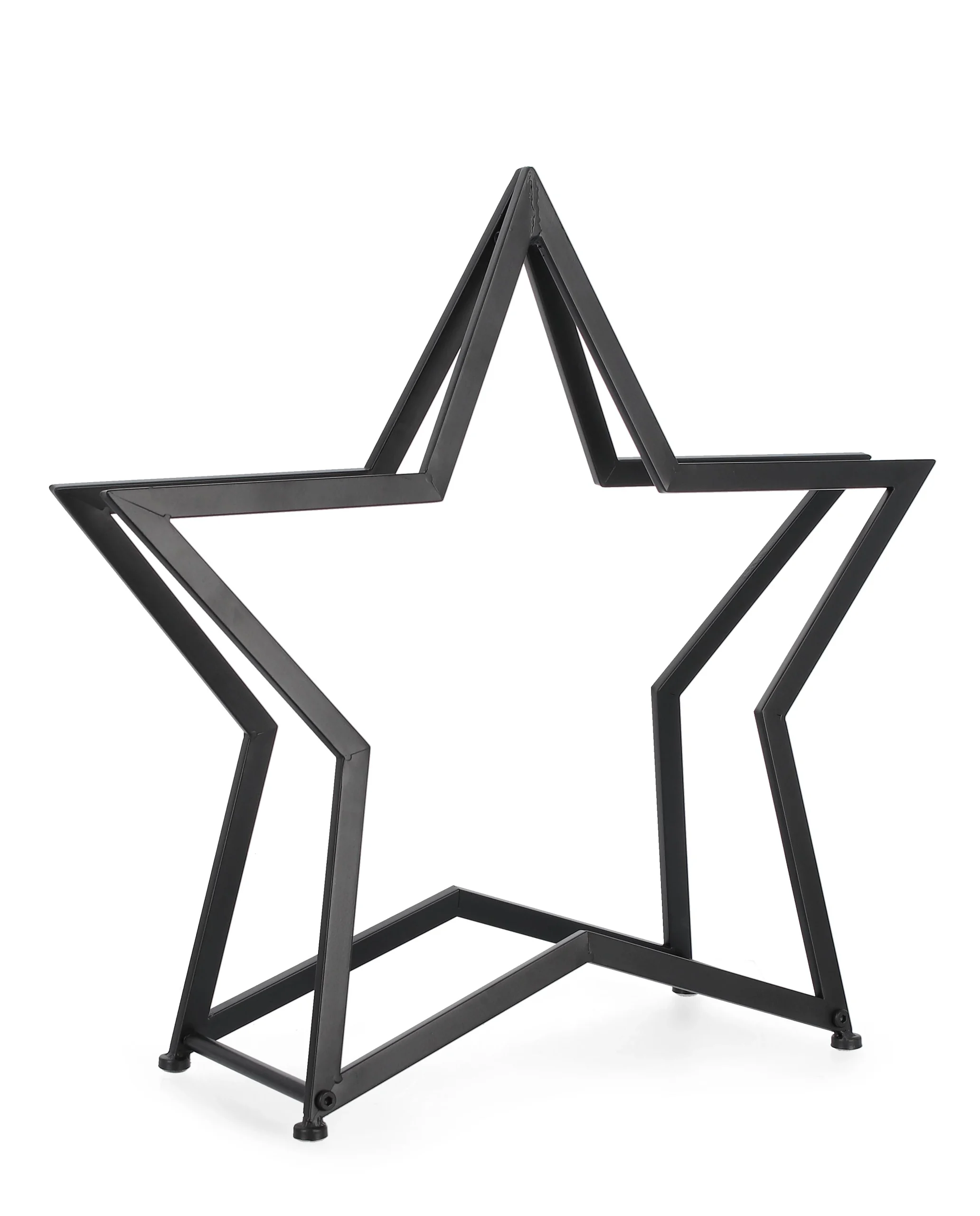 Bizzotto Portalegna Joosef Stella Natale 66 x H 61 Cm Nero