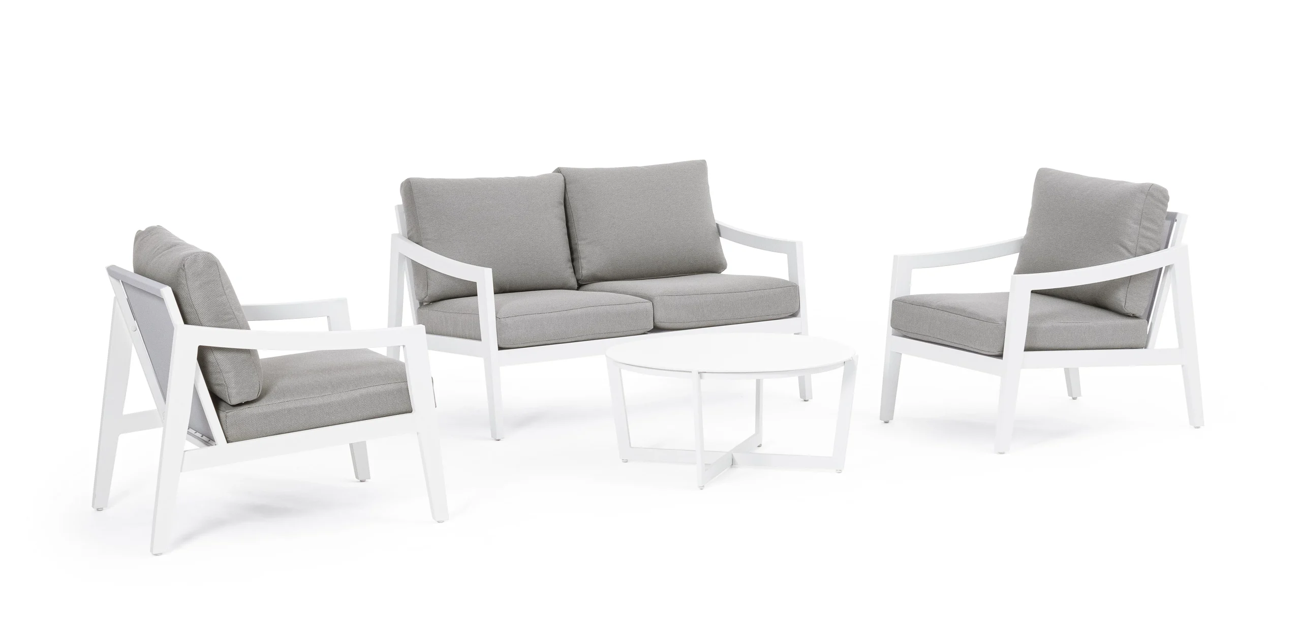 Bizzotto Set 4 Salotto Sirenus Bianco