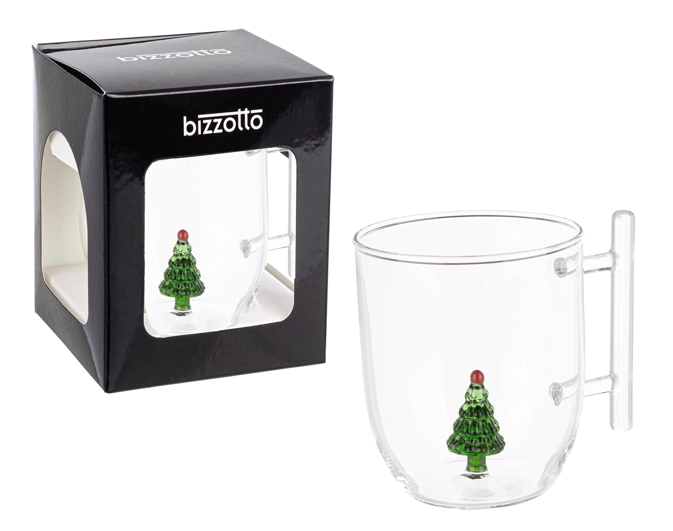 Bizzotto Tazza Mug Glamorize Pino Natale con Box