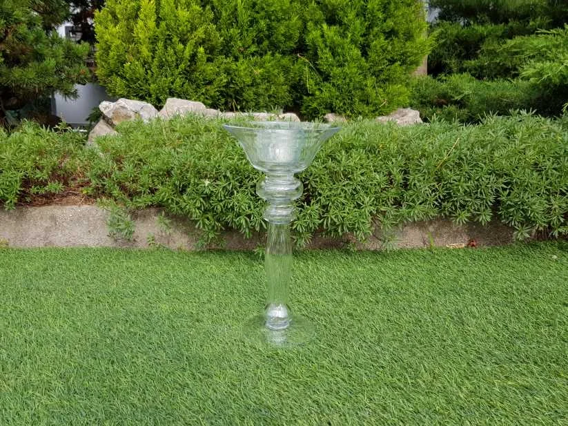 BONTURI CASA HOME DECORATION Alzata Mary 35 Clear 18,5 x H 29 Cm Vetro