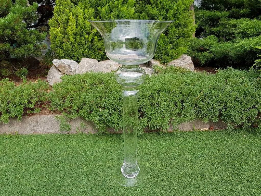 BONTURI CASA HOME DECORATION Alzata Mary 70 Clear 31 x H 70 Cm Vetro
