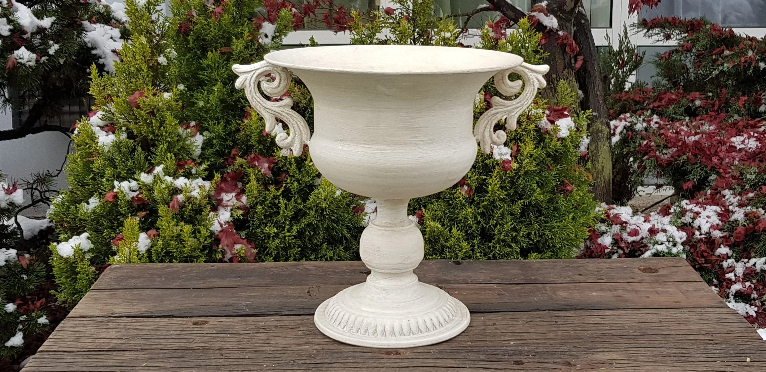 BONTURI CASA HOME DECORATION Coppa Metallo 28 x 31,5 Cm Cream