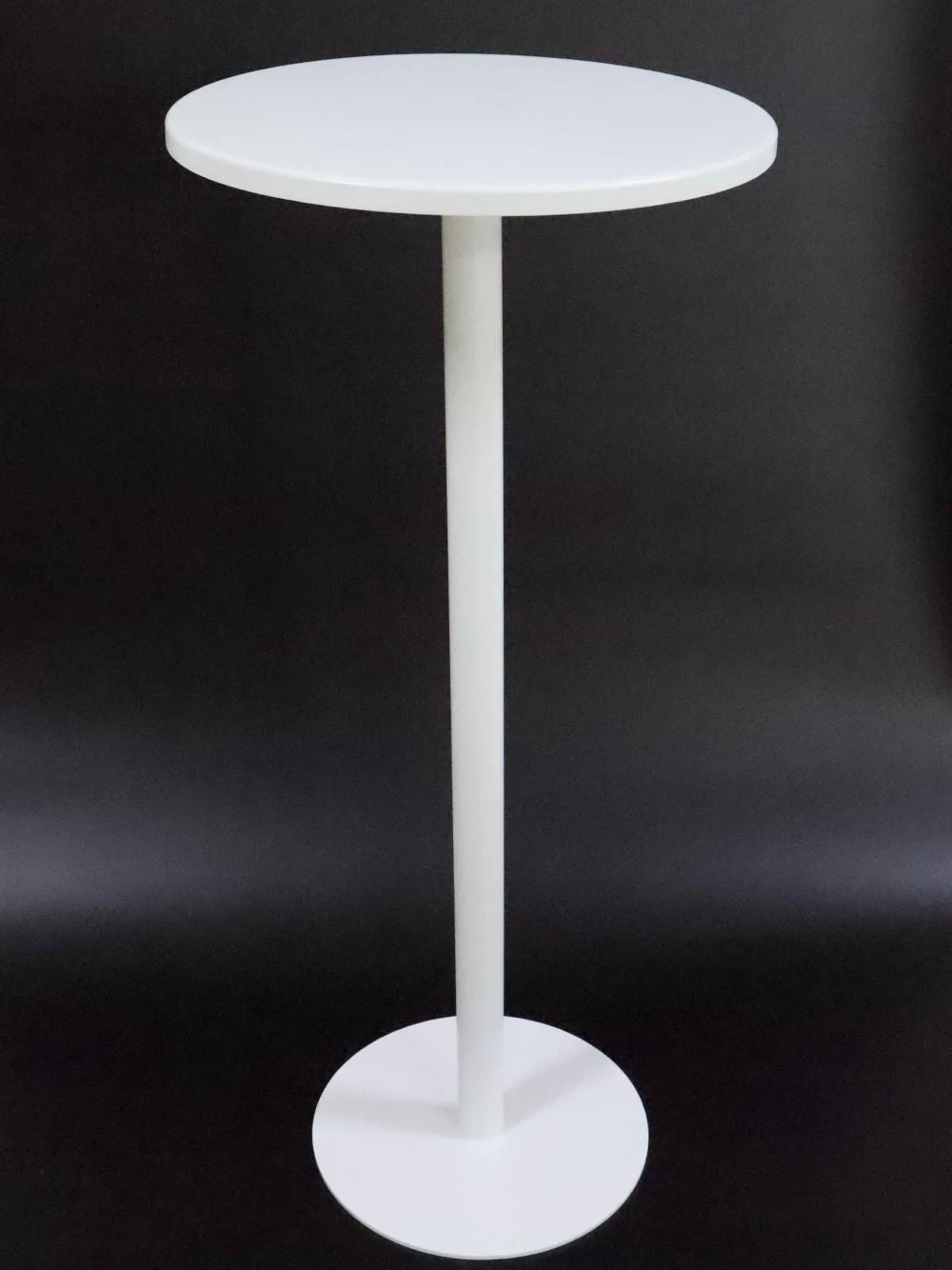 BONTURI CASA HOME DECORATION Tavolino Metallo H 90 Cm D 40 Cm Bianco