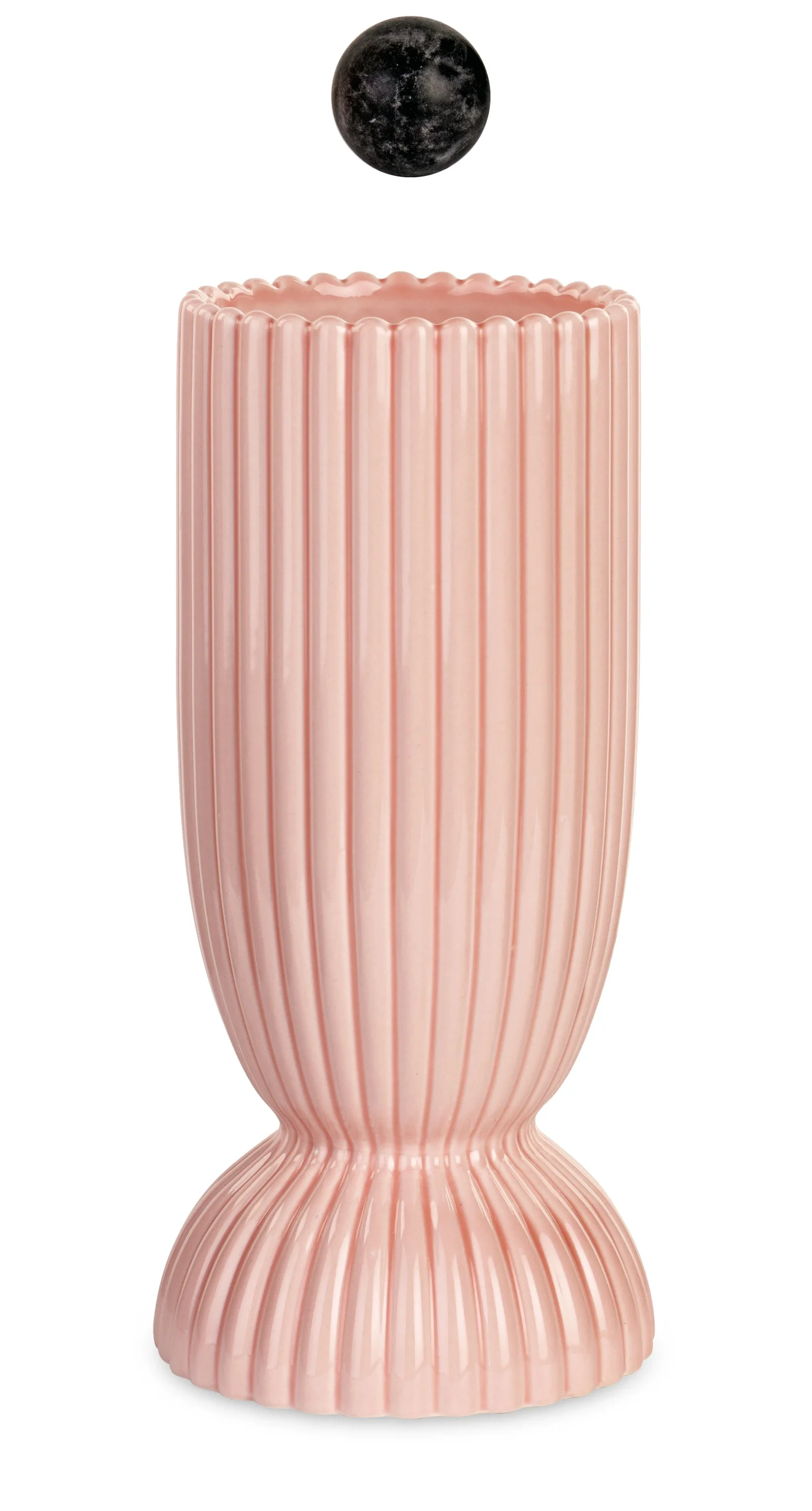 CARTAI BASSANESI Ciotola con Base H 200 Mm D 270 Mm Rosa