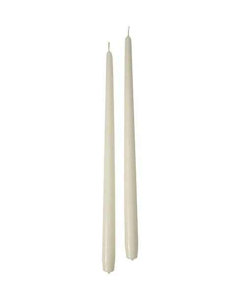 Cereria Di Giorgio Candele Coniche D 2,2 Cm H 40 Cm Panna 6 Pz