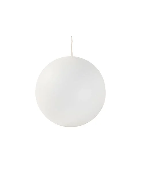 Cereria Di Giorgio Candele sfera Ø 10 cm (4pz) - Bianco