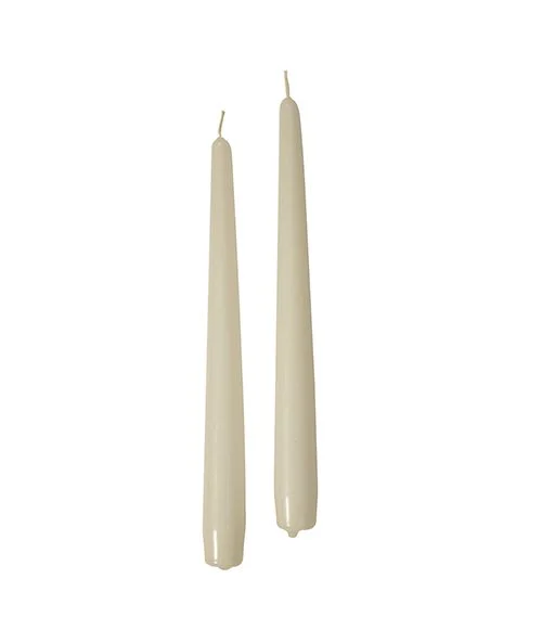 Cereria Di Giorgio Candele Coniche Ø 2,2 cm H. 25 cm (10 pz) - Avorio