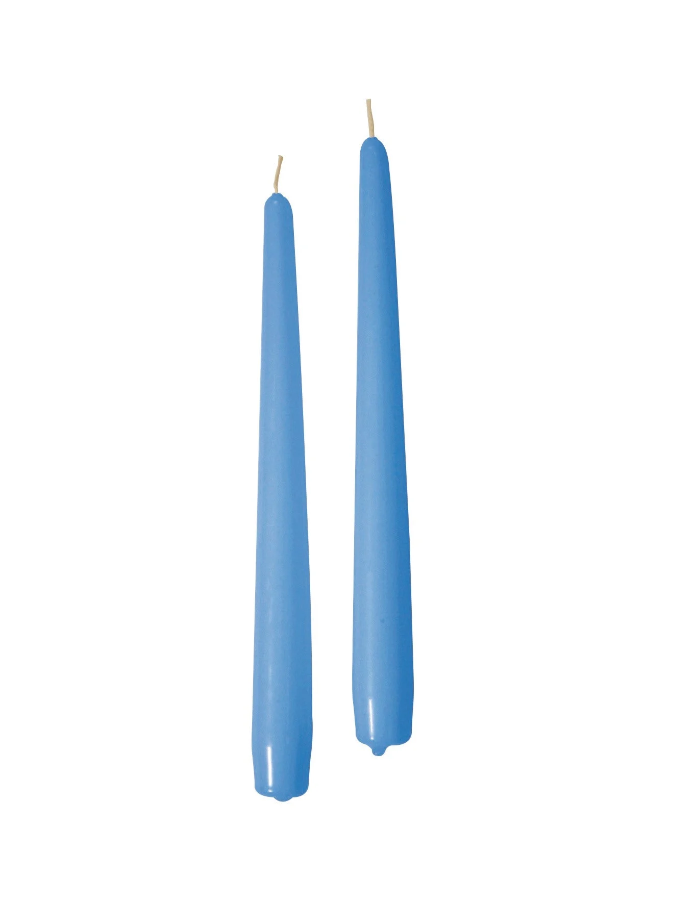 Cereria Di Giorgio Cereria di Giorgio Candele Coniche Ø 2,2 cm H. 25 cm (10 pz) - Celeste Bebè