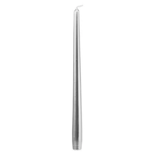 Cereria Di Giorgio Candele Coniche Ø 2,2 cm H. 30 cm (12 pz) - Argento