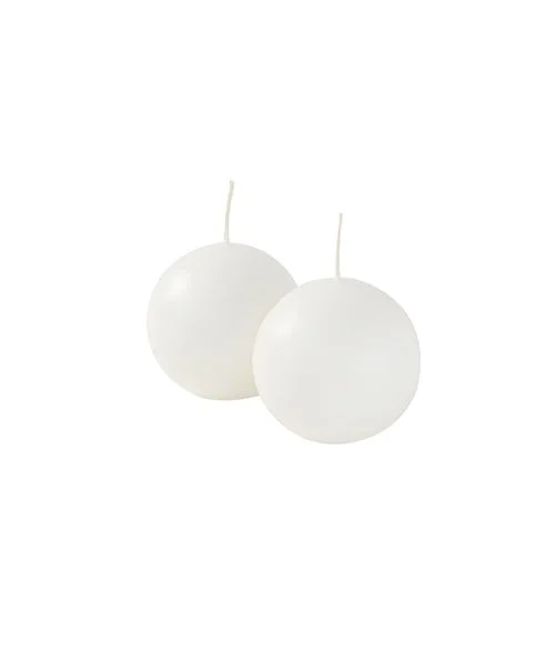 Cereria Di Giorgio Candele Sfera Ø 6 cm (6 pz) - Bianco