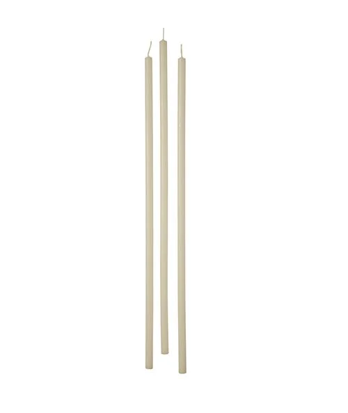 Cereria Di Giorgio Candele Stelo Ø 0,9 cm H. 37 cm (12 pz) - Avorio