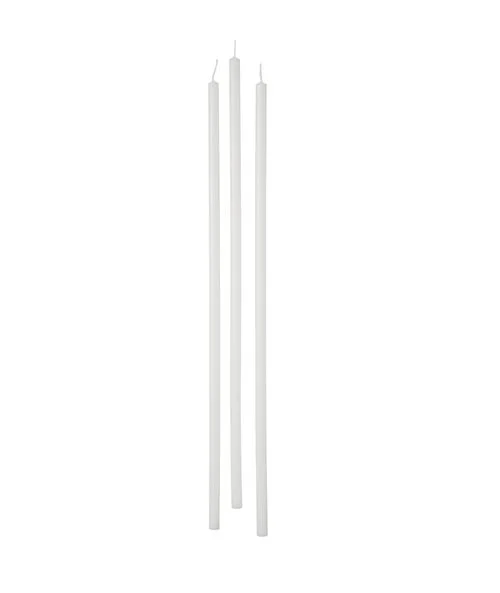 Cereria Di Giorgio Candele Stelo Ø 0,9 cm H. 37 cm (12 pz) - Bianco
