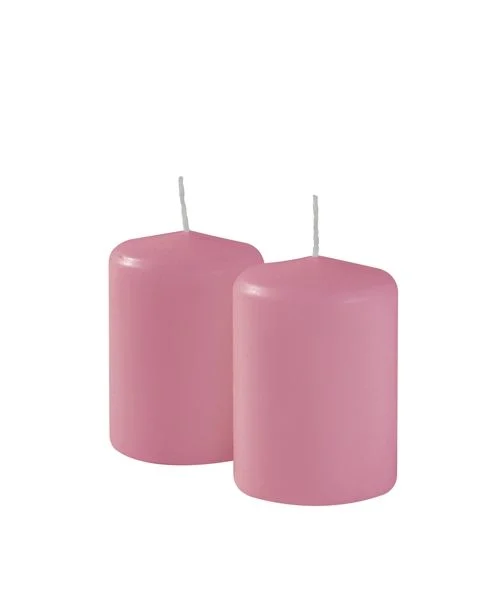 Cereria Di Giorgio Ceri Ø 7 cm H. 10 cm (4 pz) - Rosa Bebé