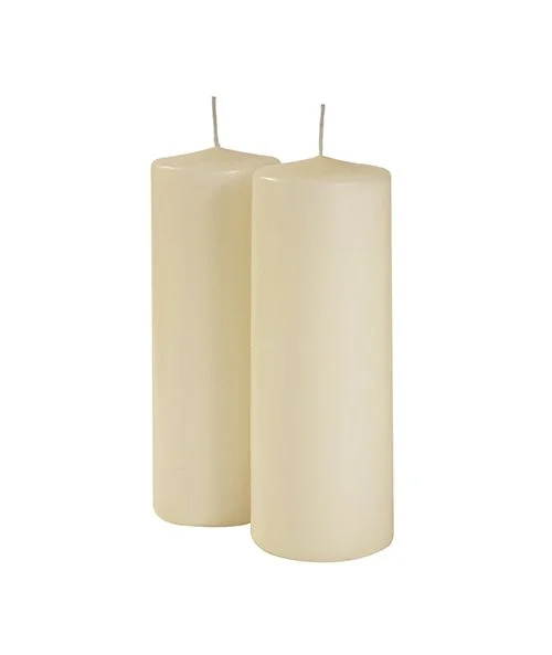 Cereria Di Giorgio Ceri Ø 7 cm H. 20 cm (2 pz) - Avorio