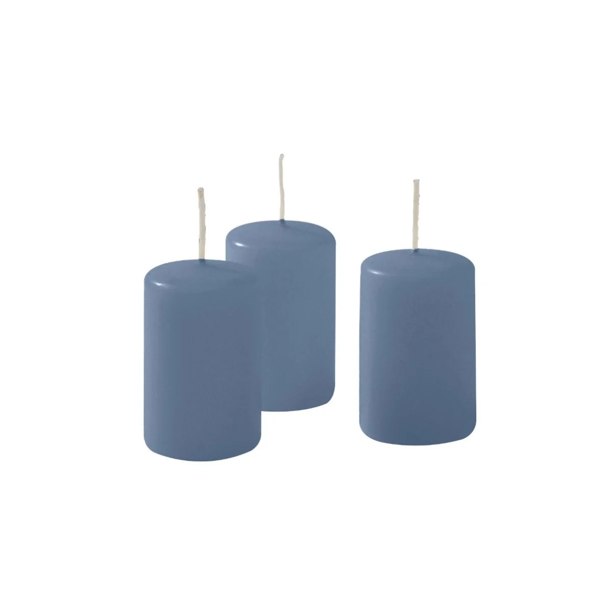 Cereria Di Giorgio Cero D 4 Cm H 7 Cm Dusty Blue 12 Pz