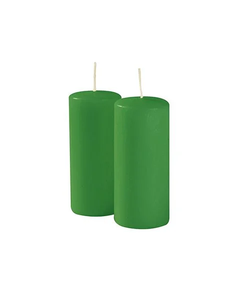 Cereria Di Giorgio Cero D 5 Cm H 12 Cm Green olive 9 Pz