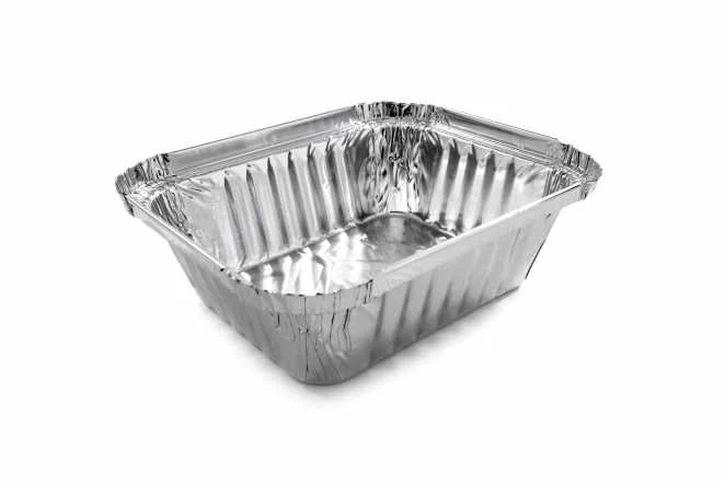 Contital Contenitore Alluminio 1 Porzione 145 x 120 Mm H 40 Mm 100 Pz