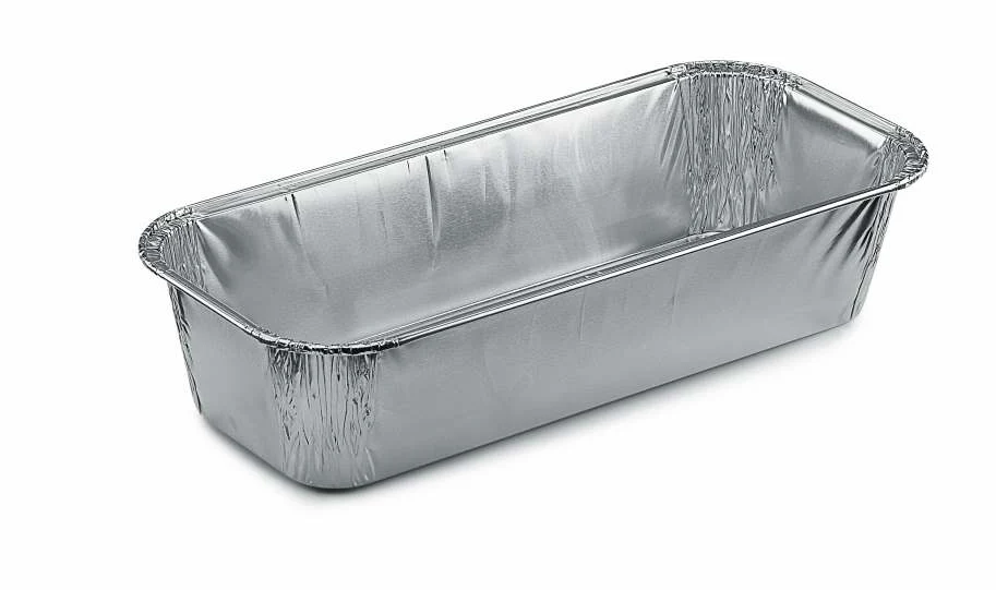 Contital Contenitore Alluminio Plumcake 238 x 101 Mm H 50 Mm 100 Pz