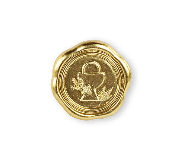 Cupido&Co. Ceralacca con Calice Oro Adesivo 24 Pz