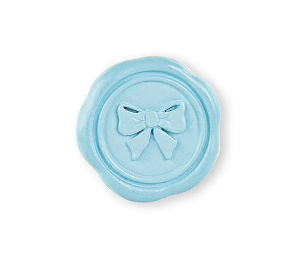 Cupido&Co. Ceralacca Fiocco Azzurro Adesivo 24 Pz