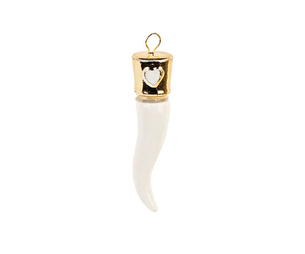 Cupido&Co. Cornetto Bianco Oro da Appendere