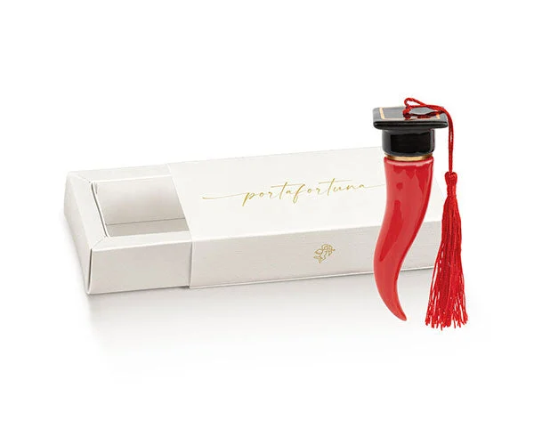 Cupido&Co. Cornetto con Tocco e Nappa H 110 Mm Rosso