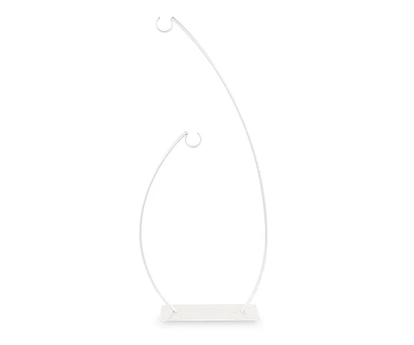 Cupido&Co. Display Metallo 2 Ganci H 800 Mm L 340 Mm Bianco