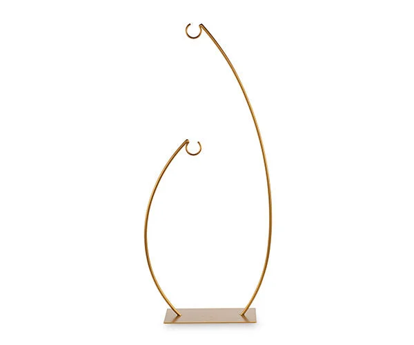 Cupido&Co. Display Metallo 2 Ganci H 800 Mm L 340 Mm Oro