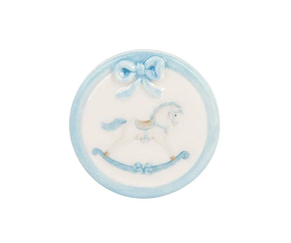 Cupido&Co. Magnete Cavallino D 40 Mm Azzurro